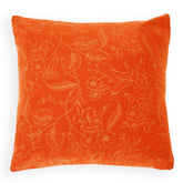 غطاء وسادة مزهر باللون الأصفر مقاس 18 × 18 بوصة