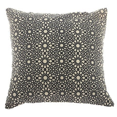 Geometric Pattern Black Cushion Cover 45x45 (cm)