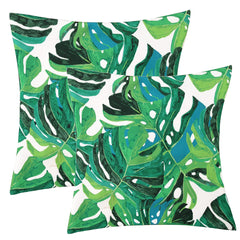 Pack of 2 Palm Leaves Cushion Cover Bundle 20X20"