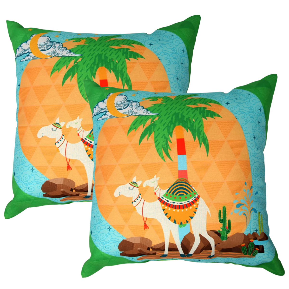 Pack of 2 Oasis Filled Cushion 45x45 (cm)