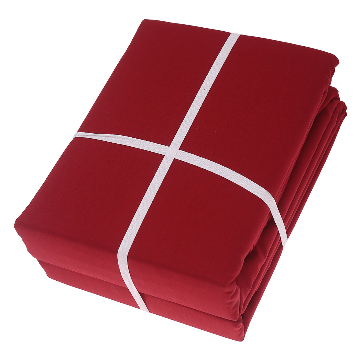 Red Dyed Double Bedding Set of 6