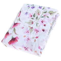 Abstract Flowers Double Bed Sheet 96x102