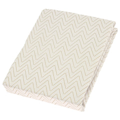 Gold Chevron Double Bed Sheet 96x102"