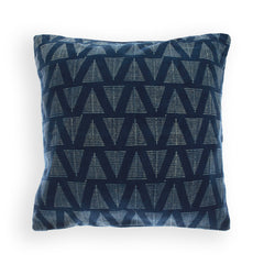 Blue Triangles Cushion Cover 50x50 (cm)