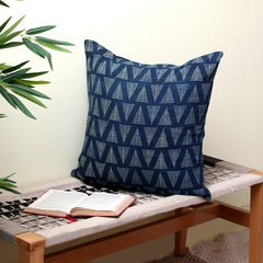 Blue Triangles Cushion Cover 50x50 (cm)