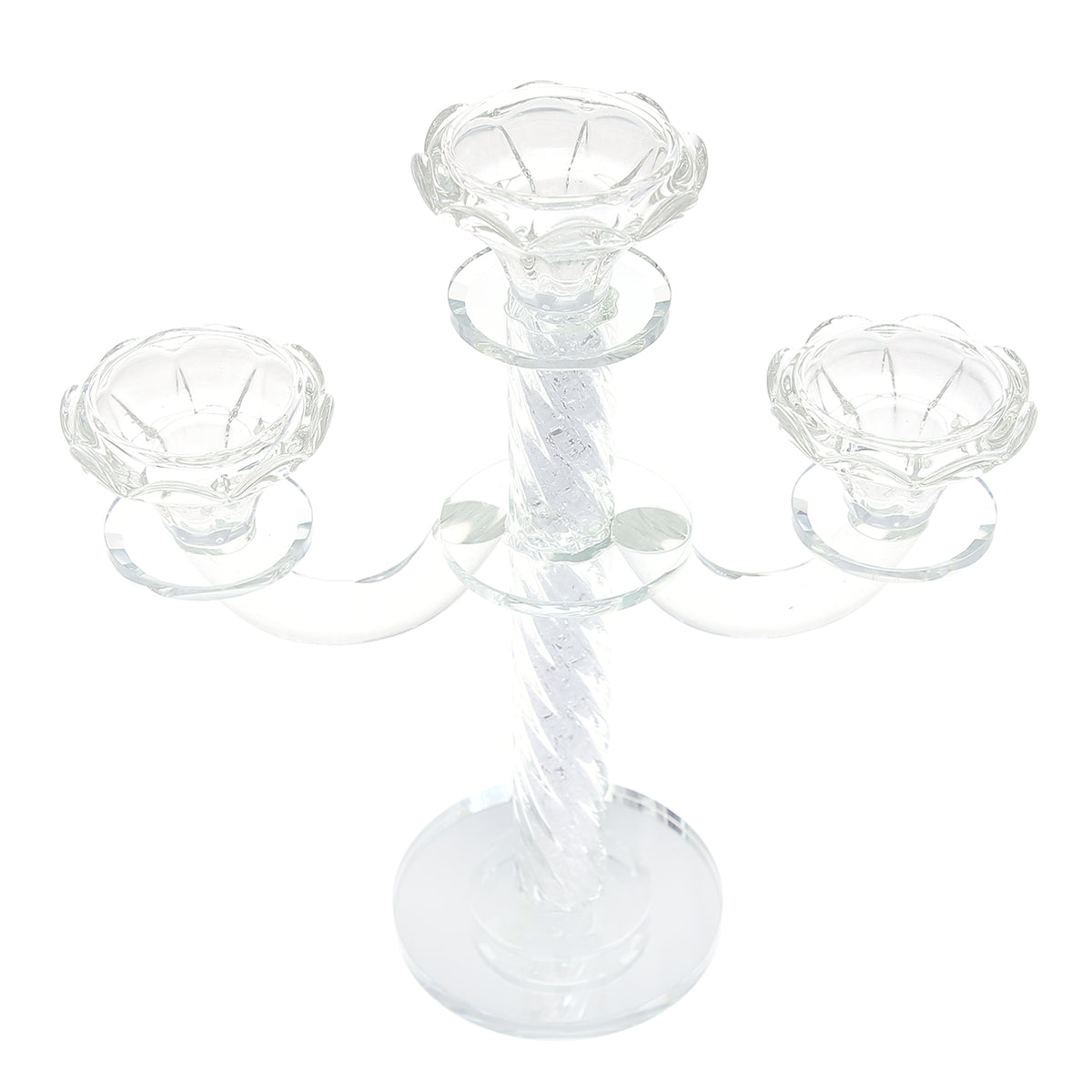 Glass Candle Holder.Z311-636