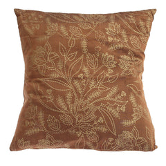 Gold Kantha Cushion Cover 45x45 (cm)