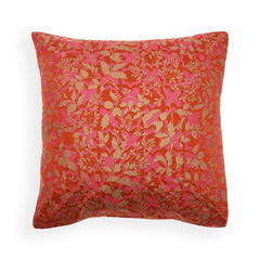 Rust Gold Floral Cushion Cover 45x45 (cm)