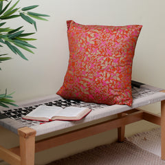 Rust Gold Floral Cushion Cover 45x45 (cm)