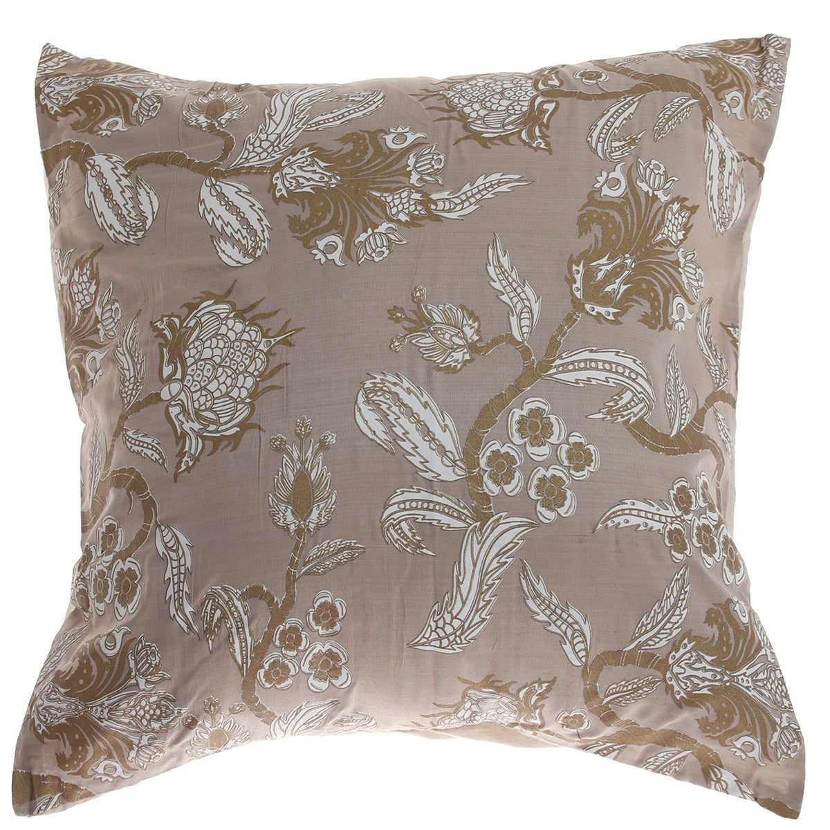 Floral Gold Print Cushion Cover 45x45 (cm)