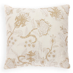 Floral Gold Print Cushion Cover 45x45 (cm)