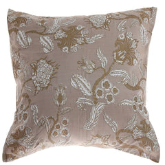 Floral Gold Print Cushion Cover 45x45 (cm)