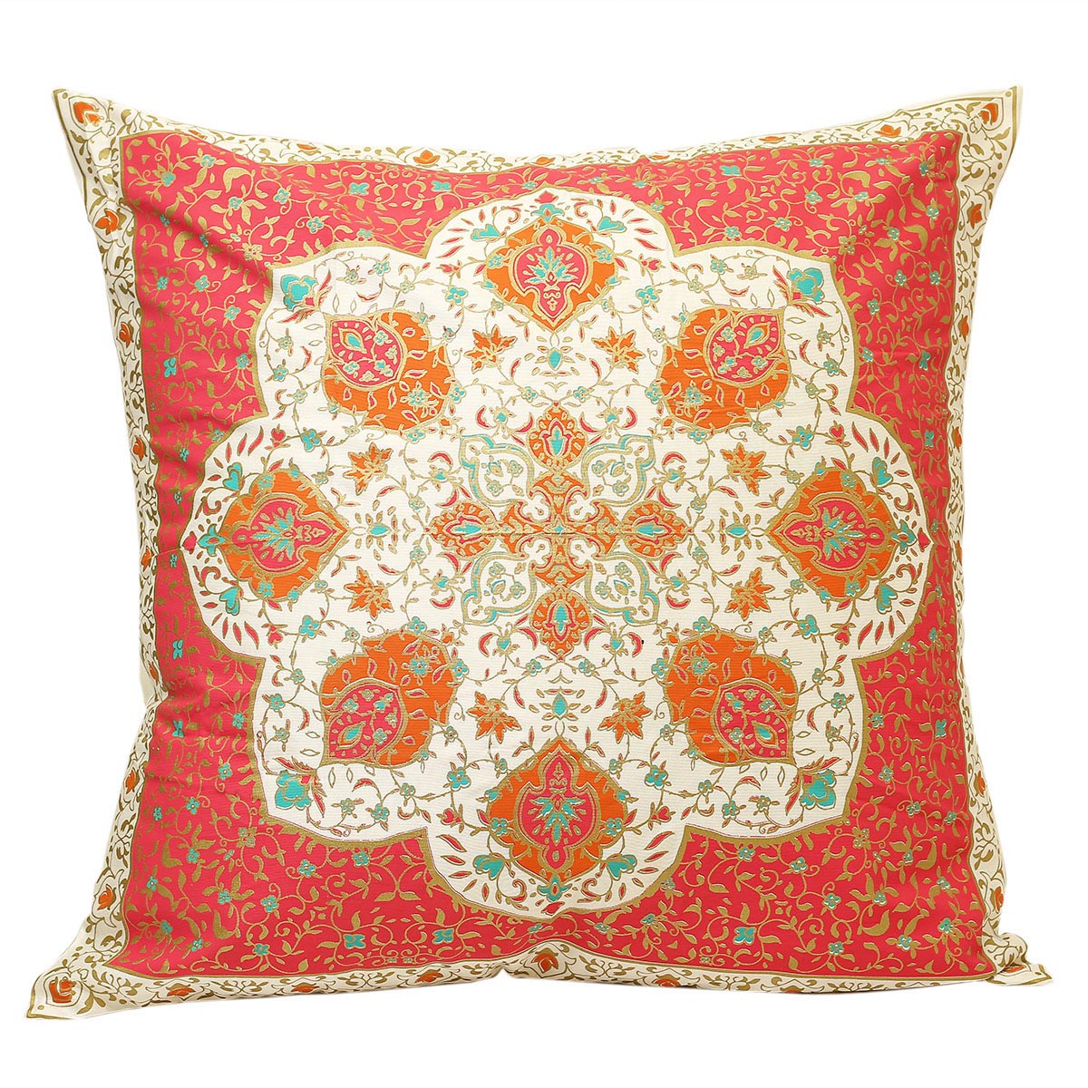 Ethnic Jaal Pink Cushion Cover 76x76 (cm)