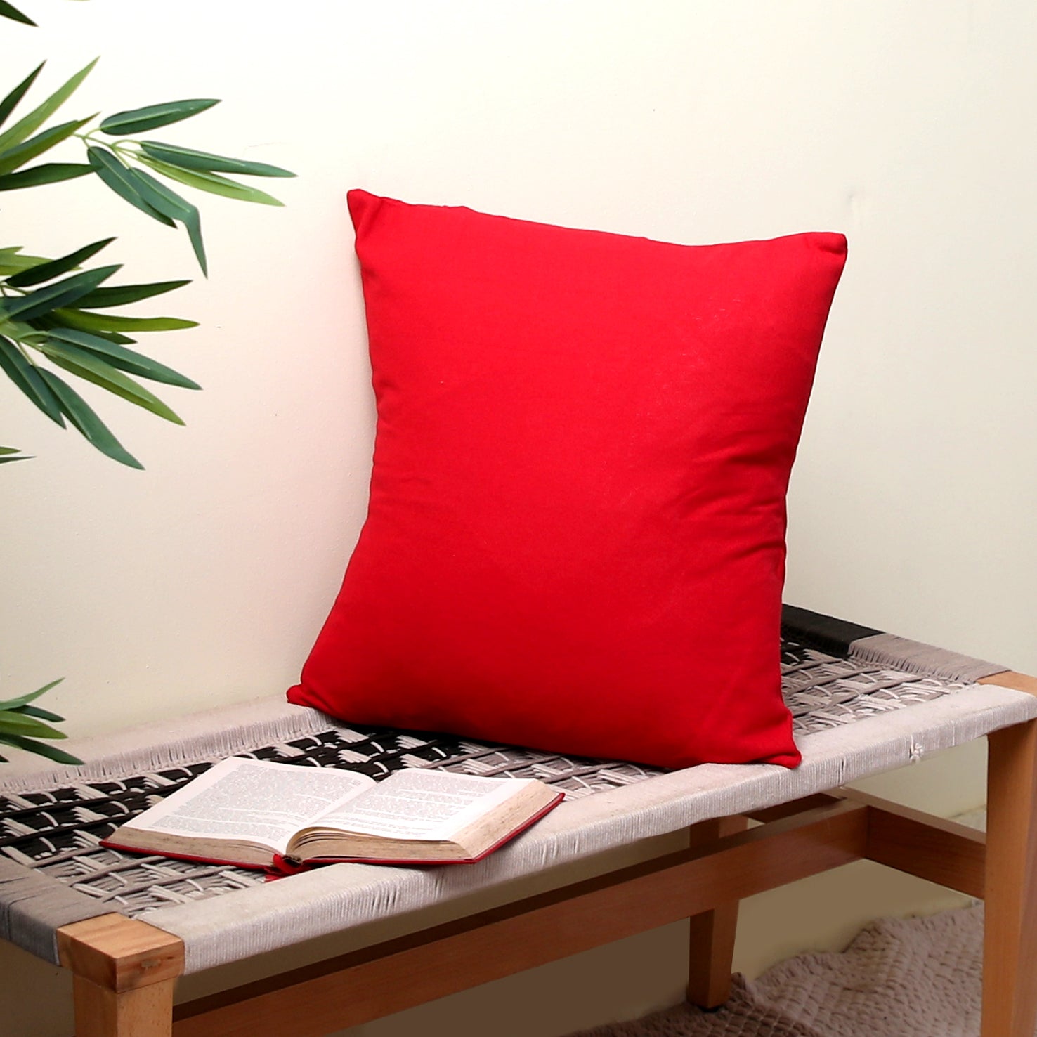 Red Plan Cushion Cover 45x45 (cm)