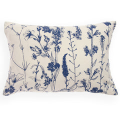 Blue Floral Cushion Cover 30x45 (cm)