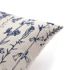 Blue Floral Cushion Cover 30x45 (cm)