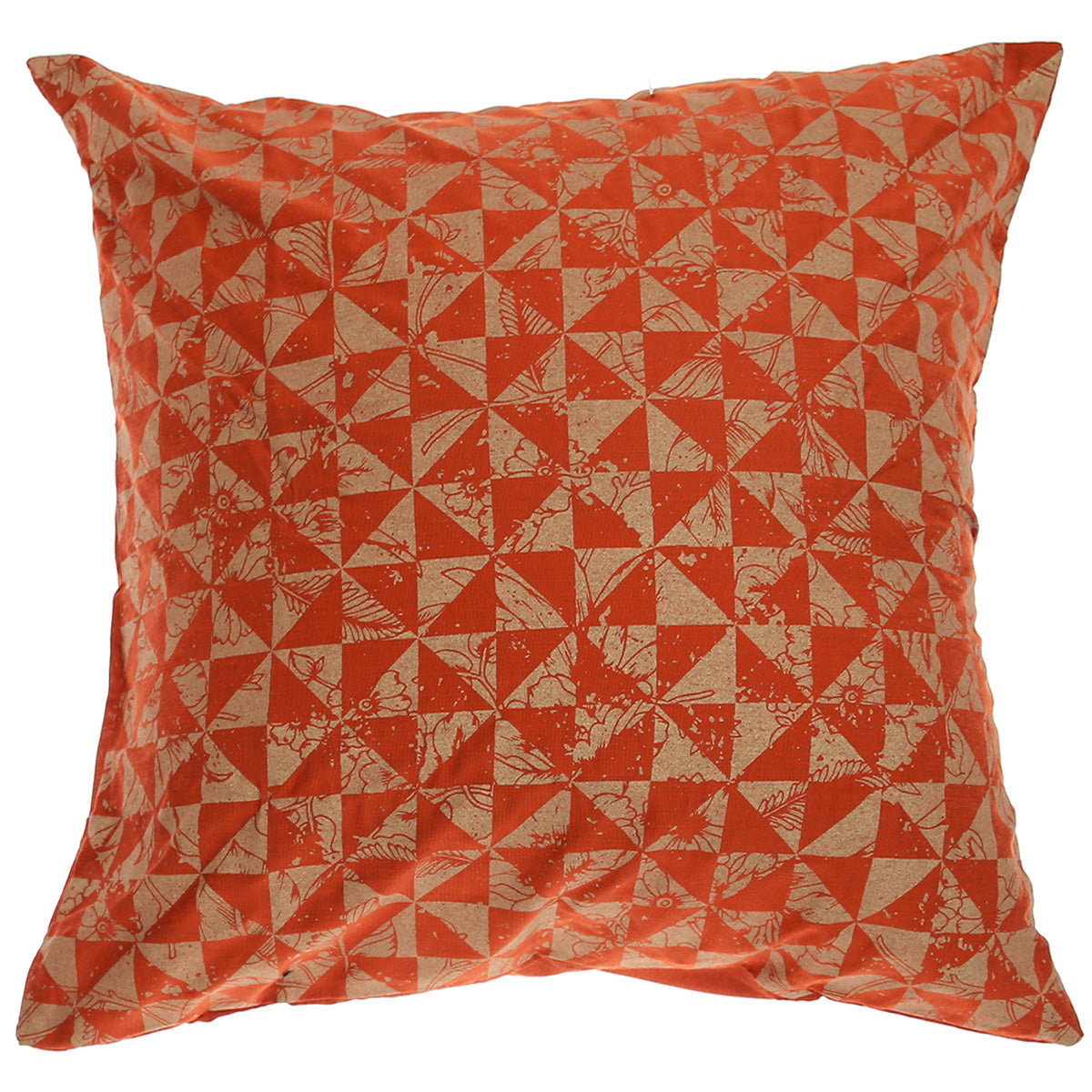 Floral Triangle Cushion Cover 45x45 (cm)