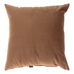 Velvet Filled Cushion Brown 45x45 (cm)