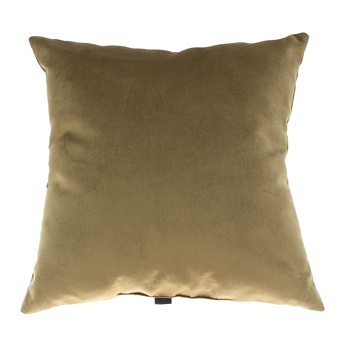 Velvet Filled Cushion Olive Green 45x45 (cm)