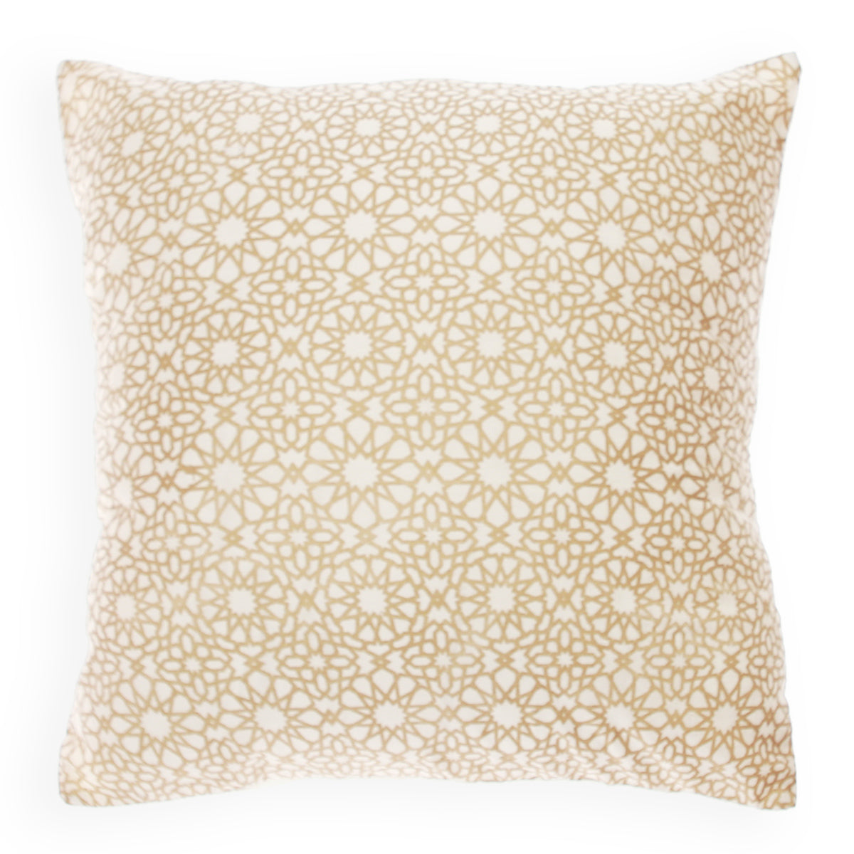 Geometric Pattern White Cushion Cover 45x45 (cm)