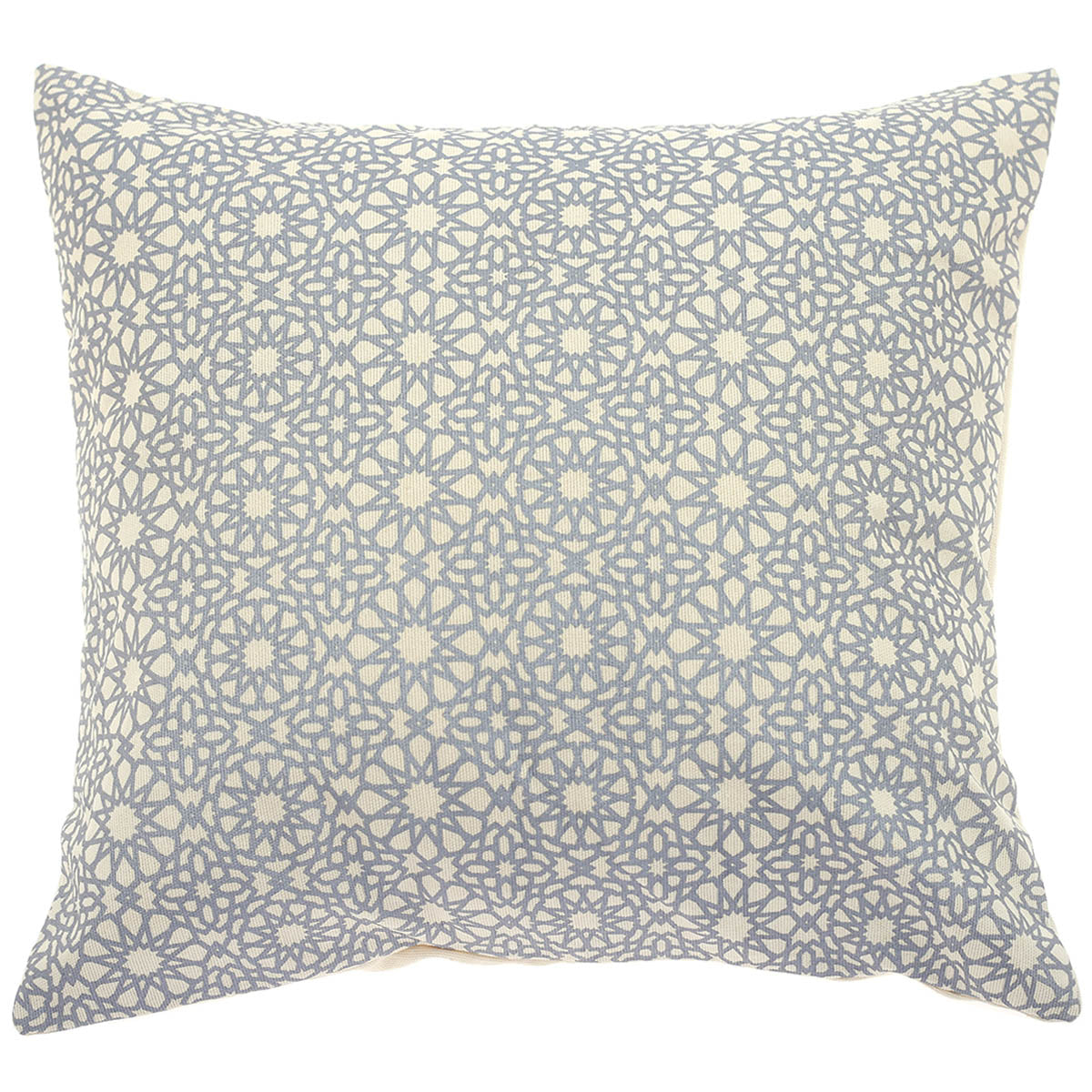 Geometric Pattern Silver Cushion Cover 45x45 (cm)