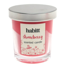 Mini Glass Jar Candle Strawberry