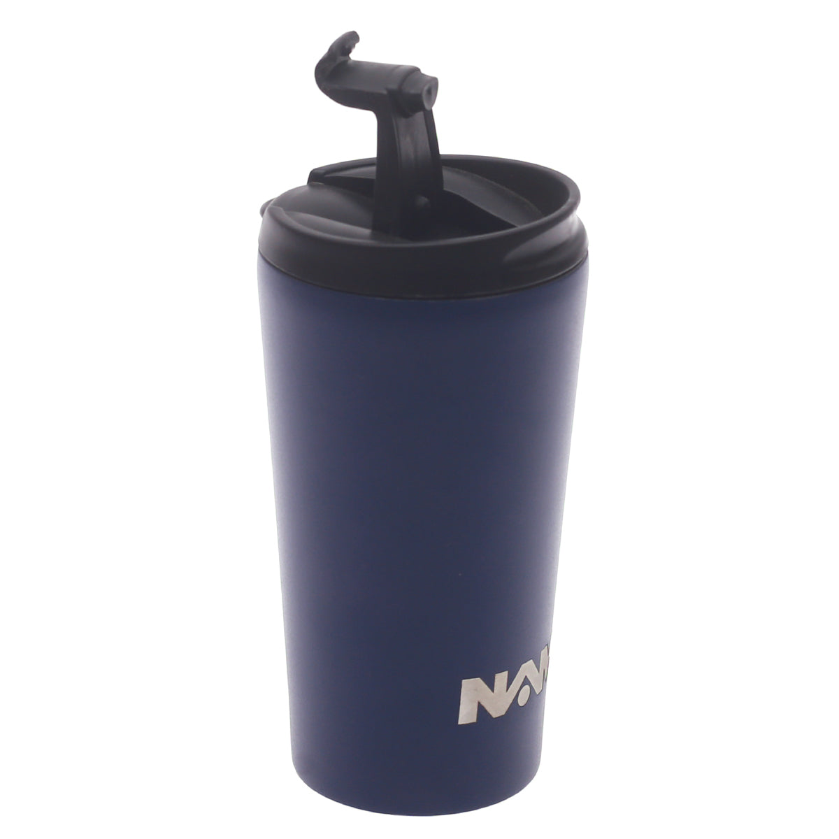 Travel Coffee Flask Metal Navy Blue350ml