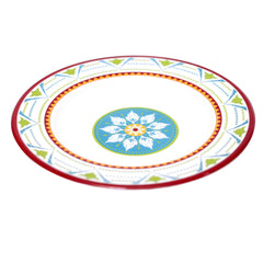 Festive Red Melamine Deep Plate Set of 12