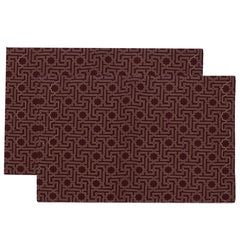 Maroon Grid Mats 13x19