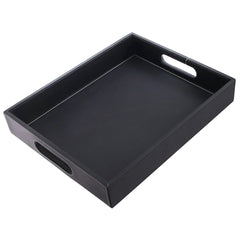 Leatherette Tray Black L