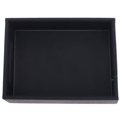 Leatherette Tray Black S