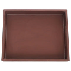 Leatherette Tray Brown M