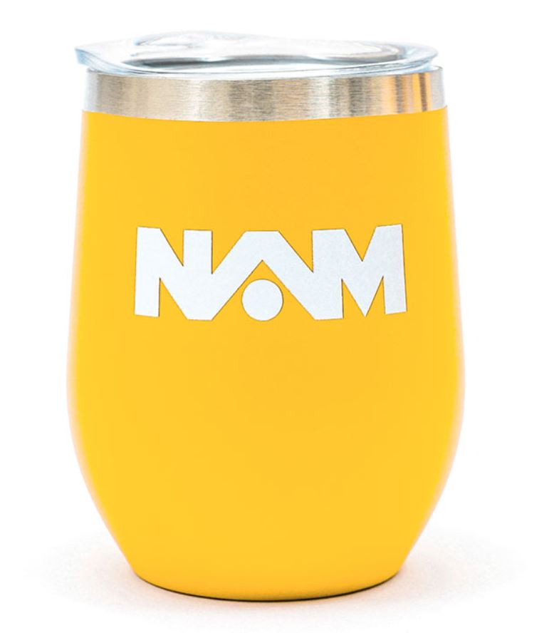 Mini Tumbler Metal Yellow 350 ml